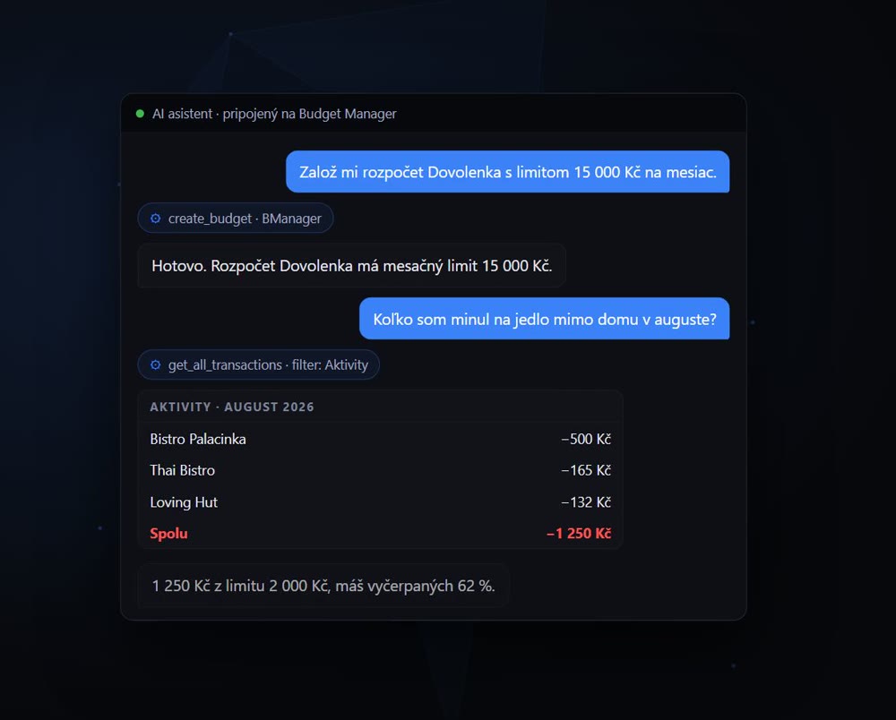 AI asistent, API a mobil
